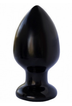 ПЛАГ-МАССАЖЕР ДЛЯ ПРОСТАТЫ BLACK MAGNUM 9 В ЛАМИНАТЕ L 130 мм, D 65 мм, цвет чёрный 