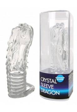 НАСАДКА ЗАКРЫТАЯ "CRYSTAL SLEEVE DRAGON" в форме дракона 