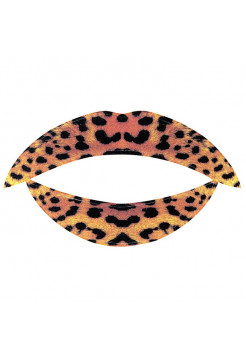 LIP TATTOO Леопардовый ярко и оригинально подчеркнуть свои губы