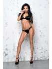 Комплект черный соблазнительная Изабелла (Me Seduce) L\XL