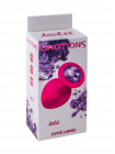 АНАЛЬНАЯ ПРОБКА EMOTIONS CUTIE LARGE PINK DARK PURPLE CRYSTAL длина: 7,1 Макс ширина: 3,5 см