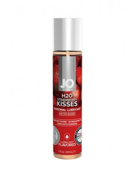 Вкусовой лубрикант "Клубника" / JO Flavored Strawberry Kiss 1oz - 30 мл.