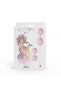 Набор вагинальных шариков Love Story Diva Tea Rose 