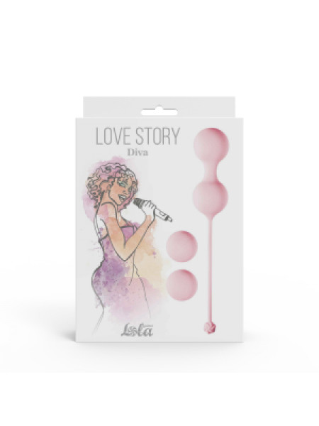 Набор вагинальных шариков Love Story Diva Tea Rose 