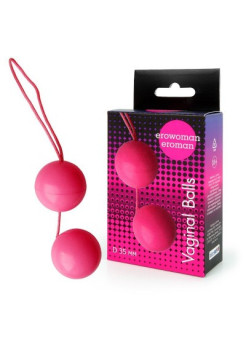 Шарики вагинальные BALLS розовые D 35 мм, вес 50 г