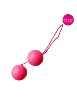 Шарики вагинальные BALLS розовые D 35 мм, вес 50 г