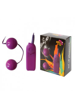 ШАРИКИ ВАГИНАЛЬНЫЕ С ВИБРАЦИЕЙ цвет фиолетовый D 35 мм