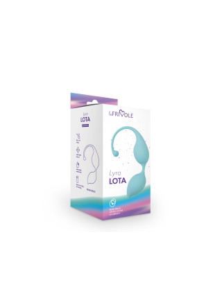 Вагинальные шарики Lota, цвет аквамарин  (LYRA) 69гр"