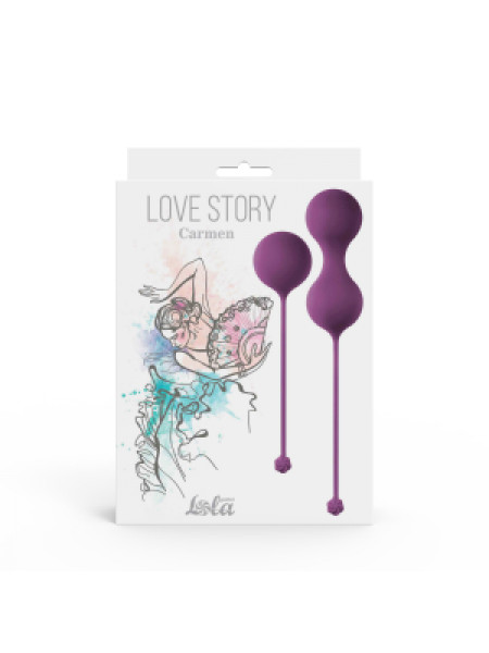 Набор вагинальных шариков Love Story Carmen Lavender Sunset 3011-03lola