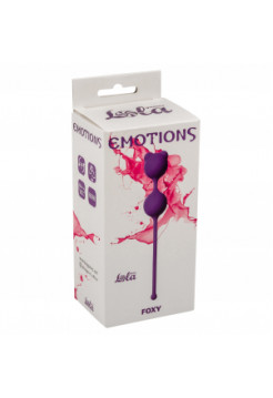 Вагинальные шарики Emotions Foxy Purple диаметр — 2,6 см.