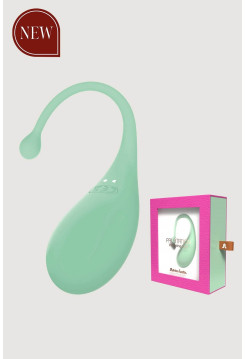 Вибростимулятор-яйцо Palpitation, мятный Adrien Lastic , c вибрацией, длина 18.00 см, диаметр 3.70 см