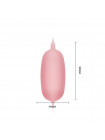 Baile Eleanora Нежно-розовое виброяйцо с пультом Baile, c вибрацией, диаметр 3.40см