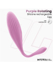 Интерактивное виброяйцо с функцией вращения Rotating Beads IntoYou, c вибрацией, длина 20.00 см, диаметр 3.40 см