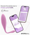 Интерактивное виброяйцо с функцией вращения Rotating Beads IntoYou, c вибрацией, длина 20.00 см, диаметр 3.40 см