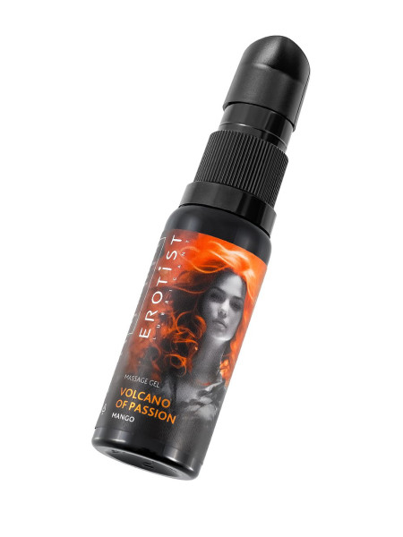 Гель Erotist с эффектом вибрации VOLCANO OF PASSION: MANGO (со вкусом манго), 25 мл