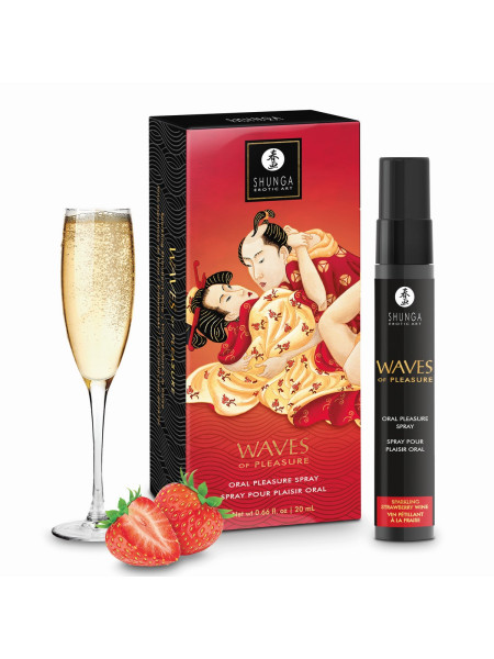 Спрей Waves of Pleasure, Клубника, 20 мл SHUNGA 