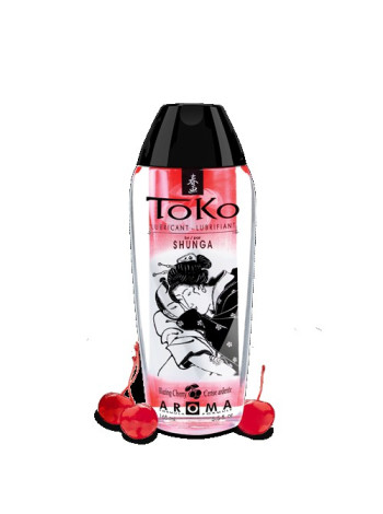 Индивидуальный ароматический лубрикант ТОКО Пылающая вишня 165 МЛ.