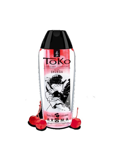 Индивидуальный ароматический лубрикант ТОКО Пылающая вишня 165 МЛ.