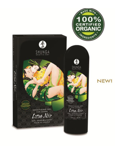 Возбуждающий гель для влюбленных Lotus Noir 60 мл SHUNGA