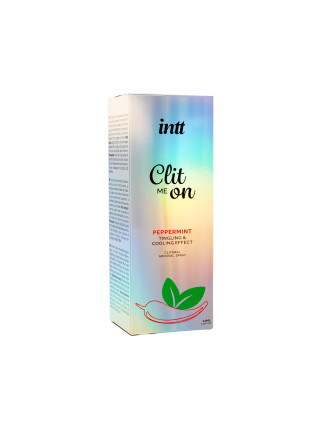 Увлажняющий спрей для тела CLIT ME ON, PEPPERMINT, 12 мл Intt 