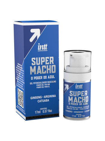 Массажный гель SUPER MACHO, 17 мл Intt 