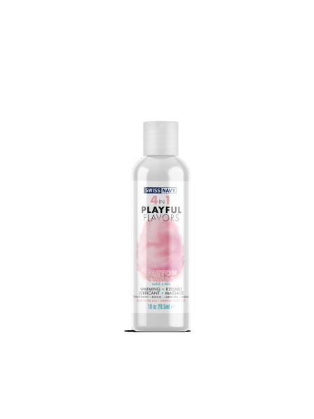 Массажный гель для тела Playful flavors 4 в 1, Сладкая вата, 29,5 мл Swiss Navy