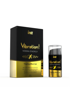 Увлажняющий гель Жидкий вибратор Vodka, 15 мл Intt Cosmetics 