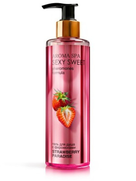 Гель для душа с феромонами Strawberry Paradise 200 мл