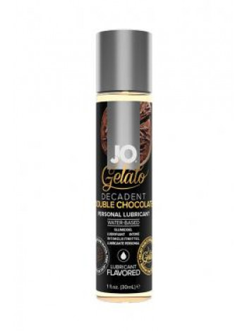 Вкусовой лубрикант "Яркий вкус двойного шоколада" / Gelato Decadent Double Chocolate 1oz - 30 мл.