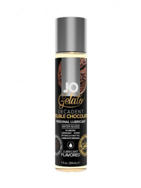 Вкусовой лубрикант "Яркий вкус двойного шоколада" / Gelato Decadent Double Chocolate 1oz - 30 мл.