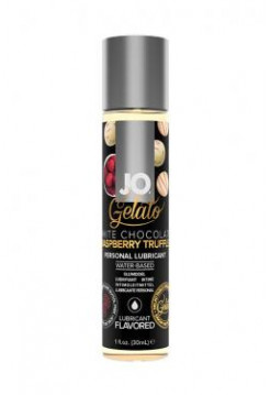 Вкусовой лубрикант "Трюфели из белого шоколада с малиной" / White Chocolate Raspberry Truffle - 30 м