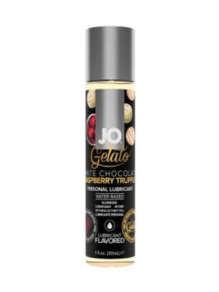 Вкусовой лубрикант "Трюфели из белого шоколада с малиной" / White Chocolate Raspberry Truffle - 30 м