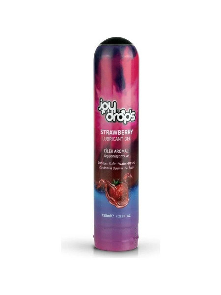 Смазка на водной основе Joydrops "Strawberry" с ароматом клубники, 125 мл