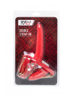 СТРАПОН НА КРЕПЛЕНИИ BLACK&RED BY TOYFA, СИЛИКОН, КРАСНЫЙ, 24 СМ