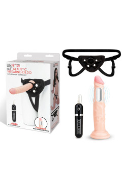 Вибрирующий фаллоимитатор со страпоном в наборе для двоих