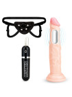 Вибрирующий фаллоимитатор со страпоном в наборе для двоих