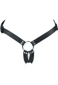 Пояс Hard brutal BDSM Трусики для мужчин и женщин с металлическим кольцом 50 мм
