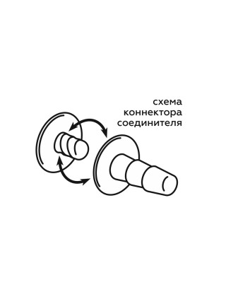 Насадка на "Harness" телесная в ламинате с коннектором