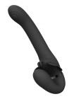 Вибромассажер Satu - Black безремневой страпон