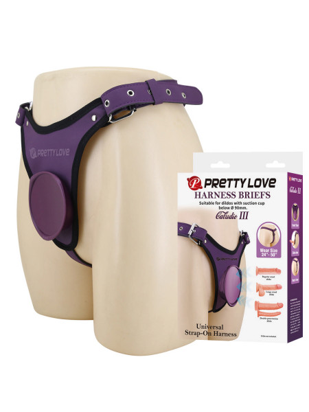 Трусы HARNESS BRIEFS, фиолетовые Pretty Love