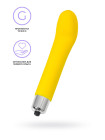 Стимулятор точки G Eromantica Awe, силикон, желтый, 12 см