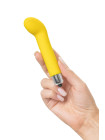 Стимулятор точки G Eromantica Awe, силикон, желтый, 12 см