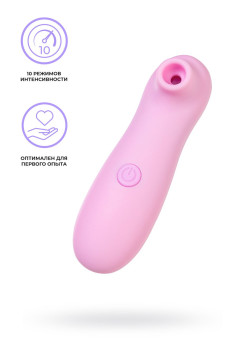 Вакуум-волновой стимулятор клитора Eromantica Jummy, пластик, розовый, 12,5 см