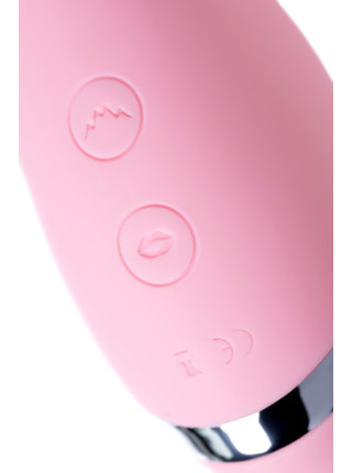 МНОГОФУНКЦИОНАЛЬНЫЙ СТИМУЛЯТОР ЭРОГЕННЫХ ЗОН FLOVETTA BY TOYFA DAHLIA, СИЛИКОН, РОЗОВЫЙ, 14 СМ