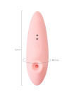 Вакуумный стимулятор Flovetta LILY, силикон, розовый, 13 см
