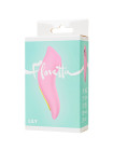 Вакуумный стимулятор Flovetta LILY, силикон, розовый, 13 см