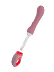 Вибратор Flovetta ROSE, силикон, розовый, 19 см