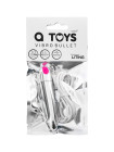 Вибропуля A-Toys by TOYFA LITING, 10 режимов вибрации, АБС-пластик, серебристый, 9,5 см