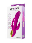 Тройной вибратор A-Toys by TOYFA TRINNY, силикон, фиолетовый, 21,5 см