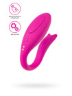 Вибратор для пар A-Toys by TOYFA Dolphy, силикон, розовый, 9,6 см